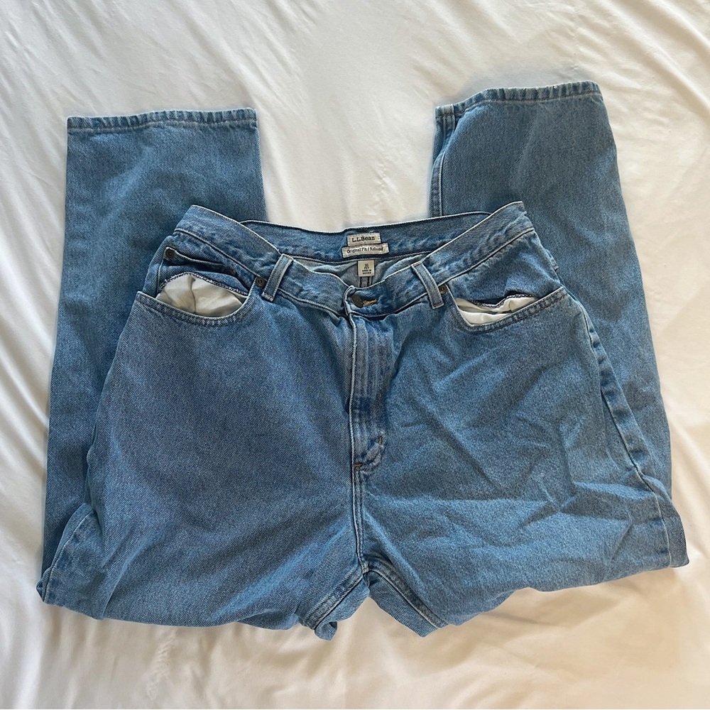 VTG LL Bean Straight Leg Jeans